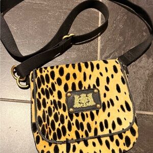 Juicy Couture Black and Tan Crossbody Bag
